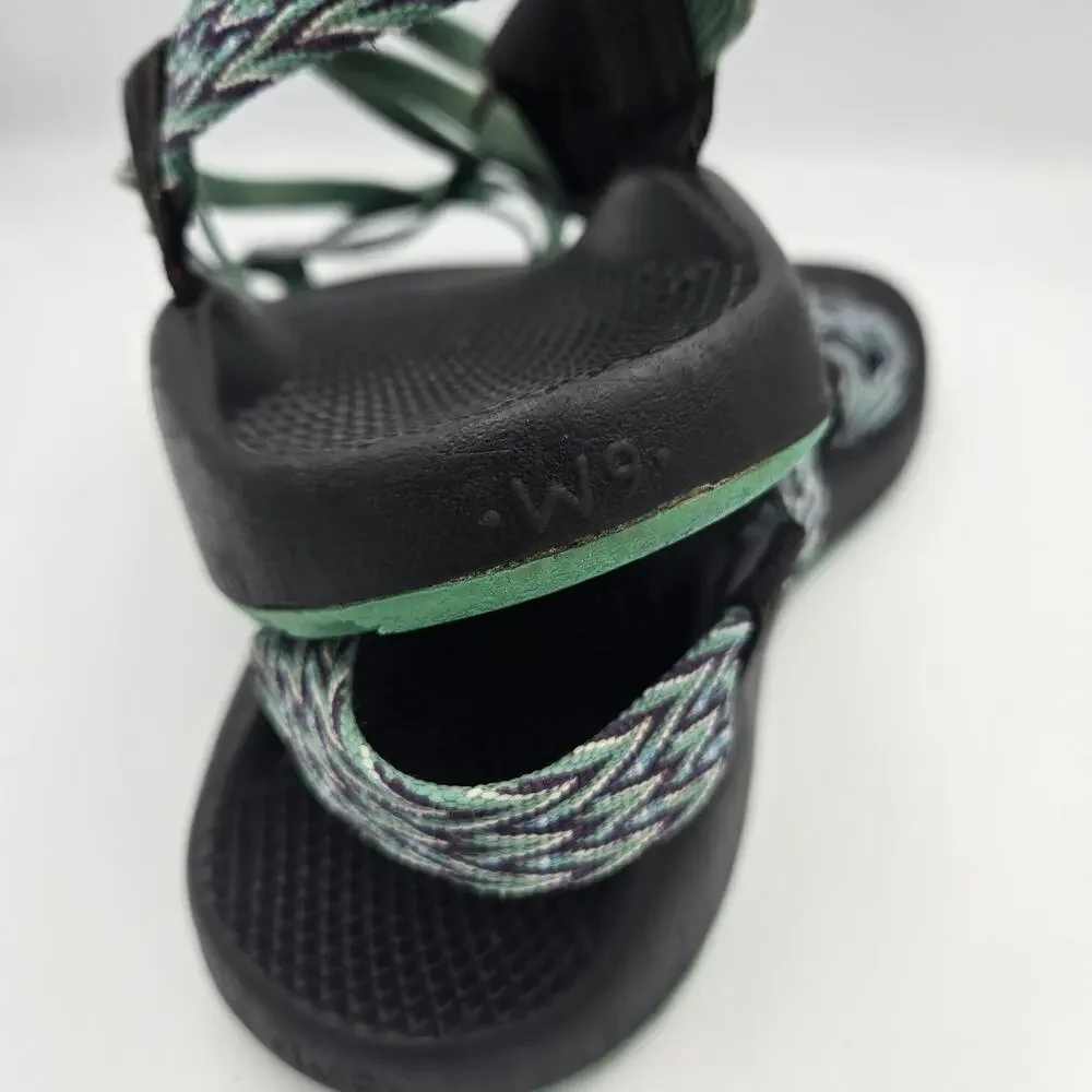 Chaco ZX/2 Classic Sandals Multicolor, Green/Blue – Women’s 9